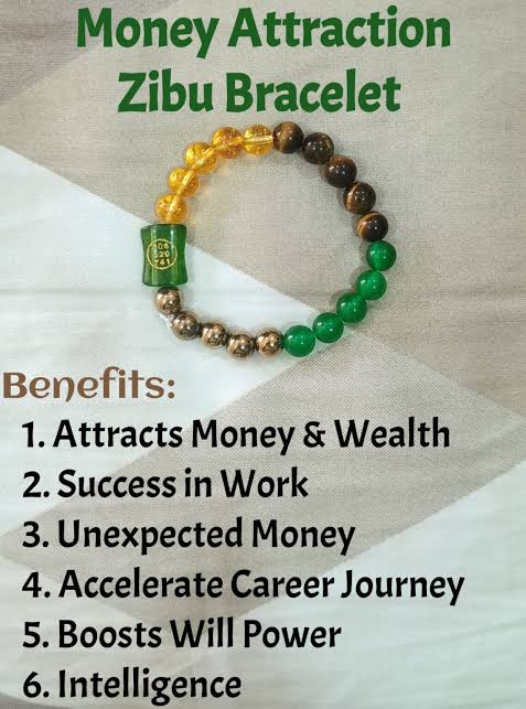 Natural Gemstones Zibu Bracelet Pack of 1